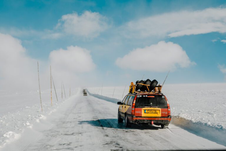 Viking Rally 2022, start, snow, roadtrip