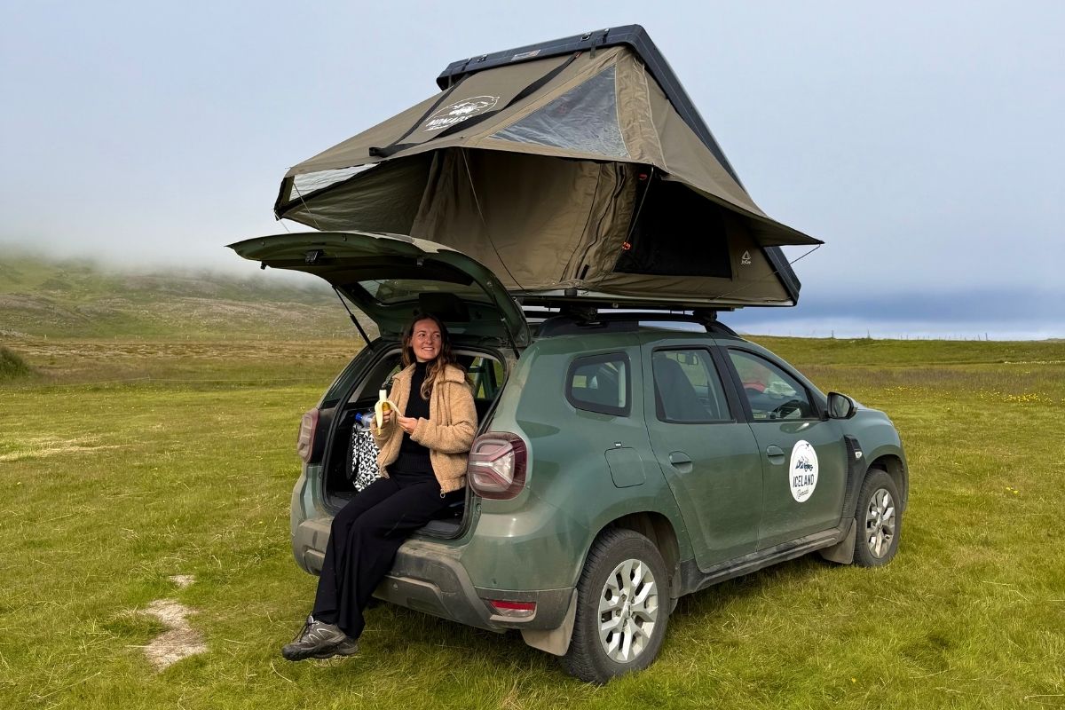 Iceland in a 4x4 with a rooftop tent
