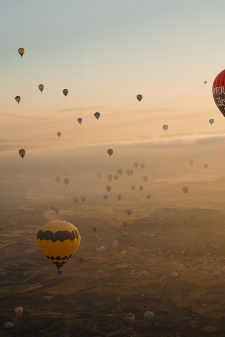Vacances de randonnée en Cappadoce, Turquie - Vol en montgolfière en Cappadoce