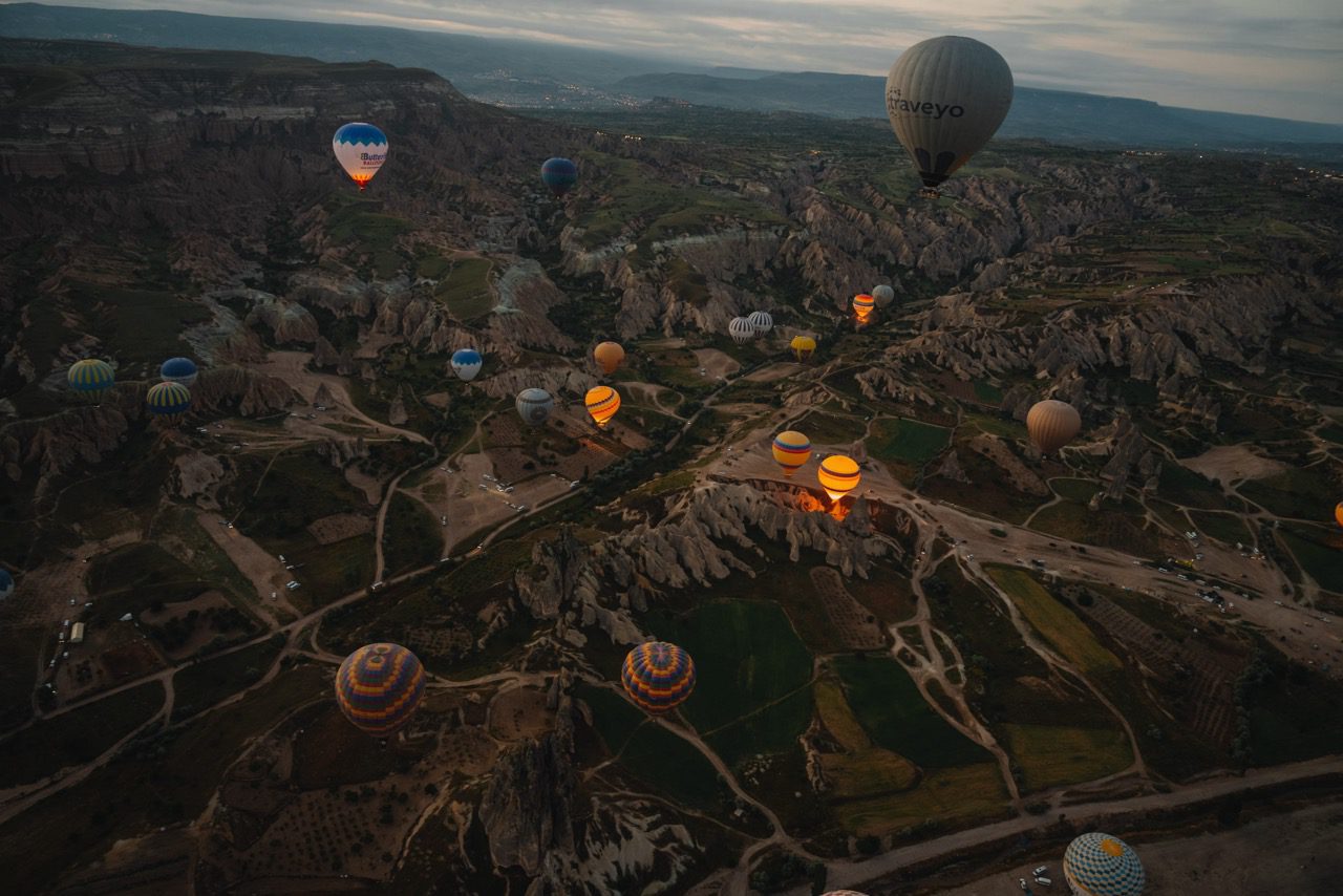 Cappadocie luchtballon Turkiije - Heißluftballon Kappadokien Kappadokien Türkei