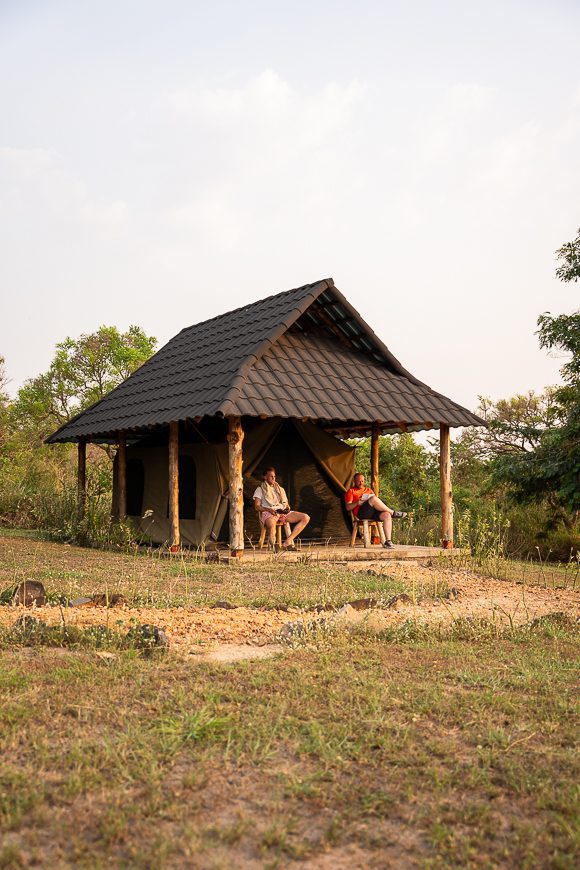 Lodge en Ouganda avec une belle vue