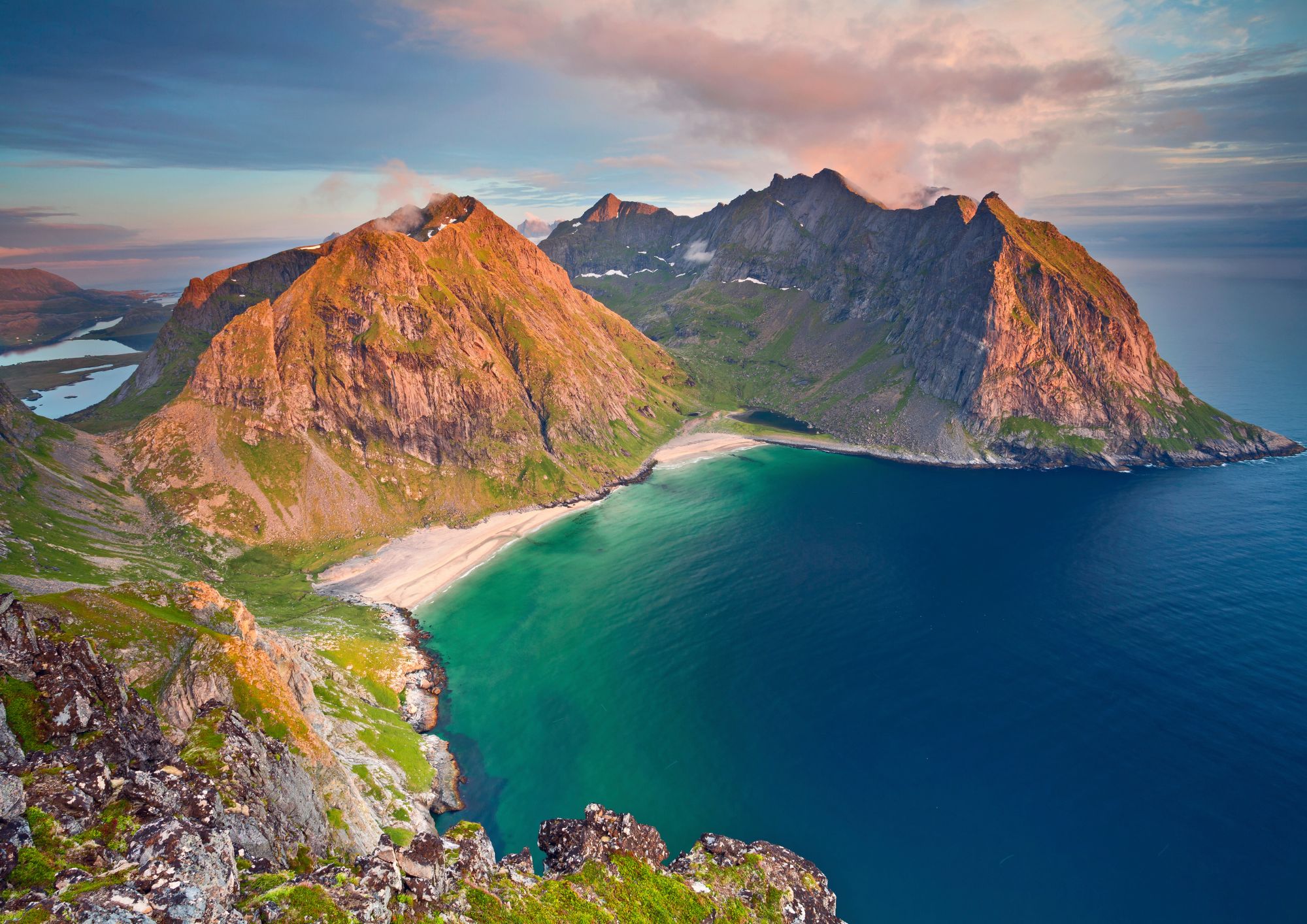 Plages de Haukland et Vik Lofoten