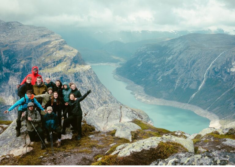 Un voyage de groupe en Norvège