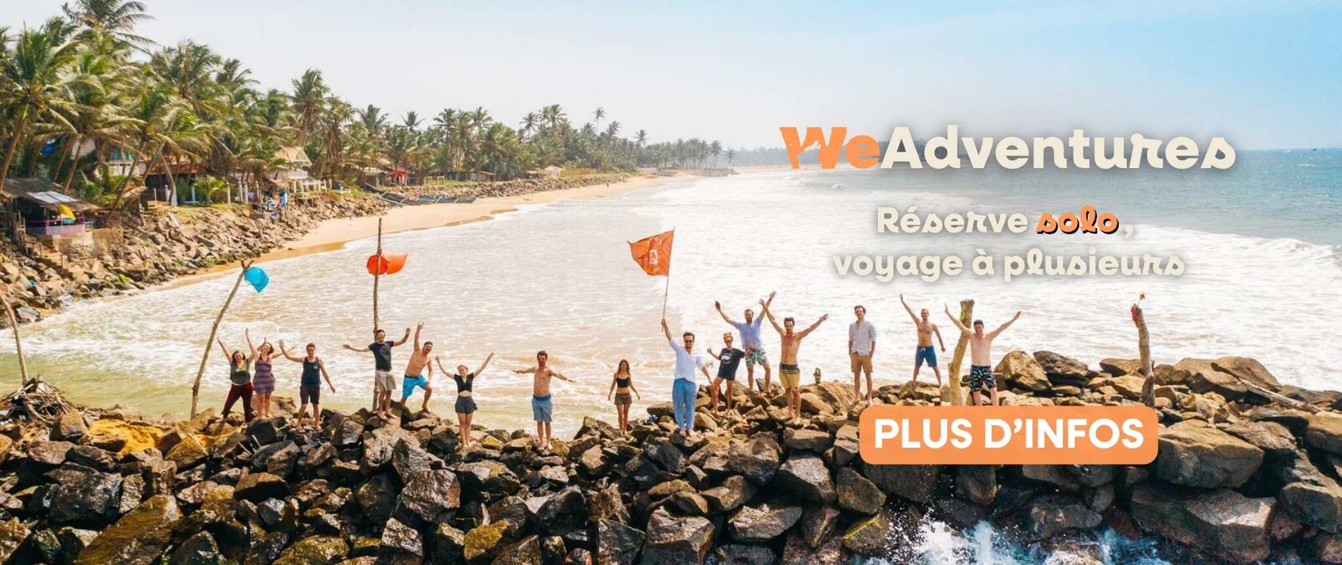 Groupe plage Madagascar, Happy, voyage de groupe, voyageurs solos