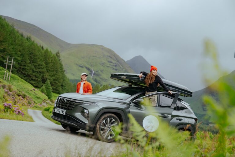 Road trip through Scotland: Road trip with a rooftop tent