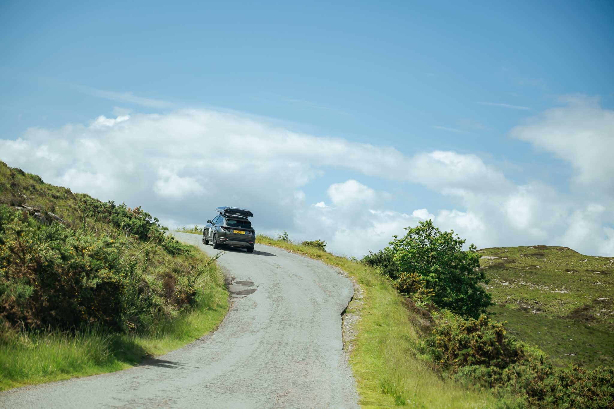 Scotland driving car road trip SUV