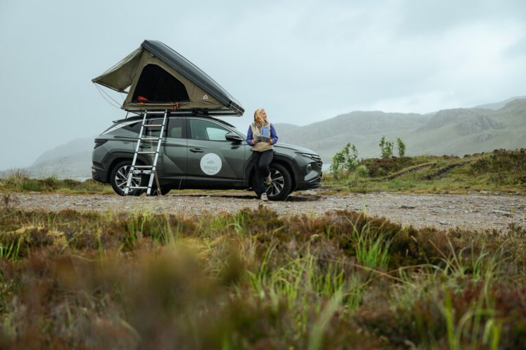 Road trip Scotland rooftop tent 7 days
