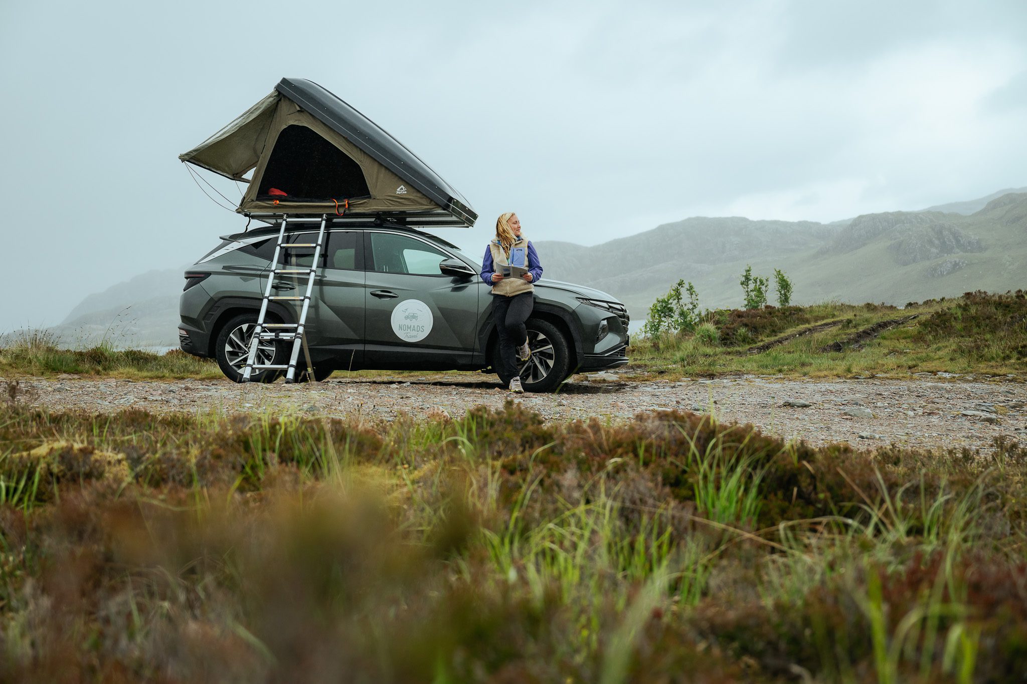 Road trip Scotland rooftop tent 7 days
