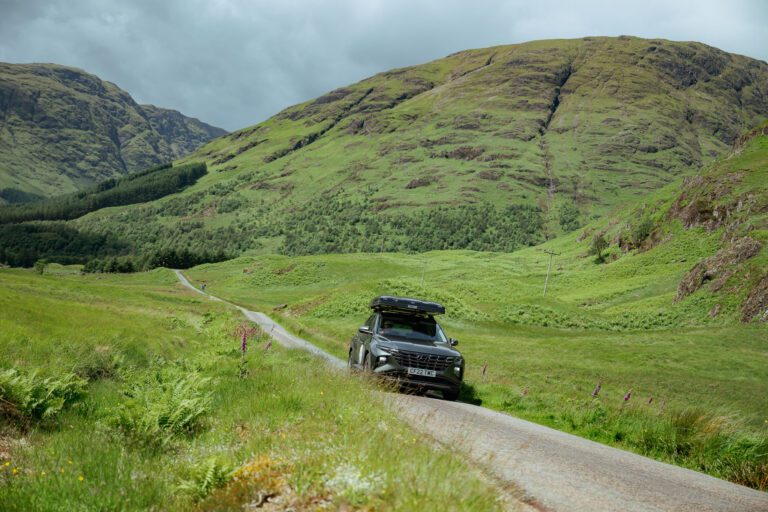 Schottland Dachzelt