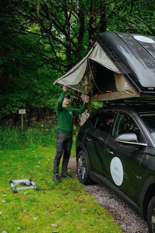 rooftoptent scotland SUV roadtrip