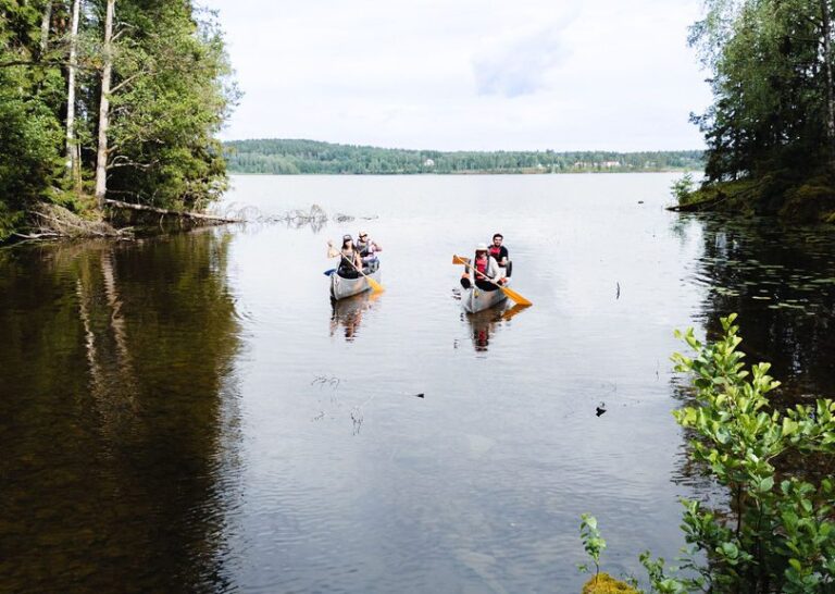 canoë avec des enfants