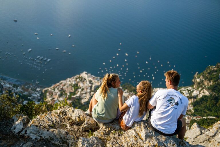 point de vue lors de la visite en Vespa à Amalfi