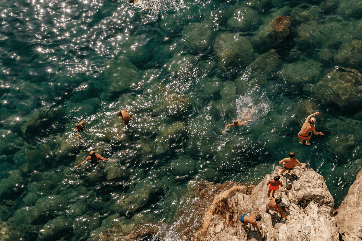 meilleurs spots de baignade le long de la côte amalfitaine