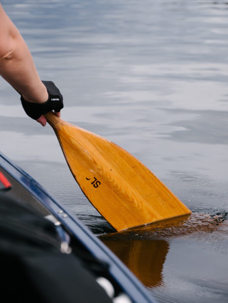 paddle dans l'eau