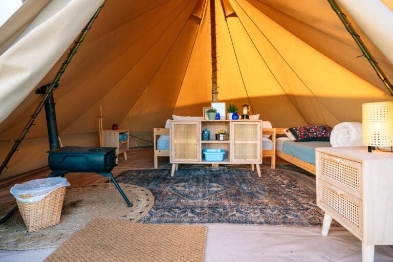 intérieur confort tipi