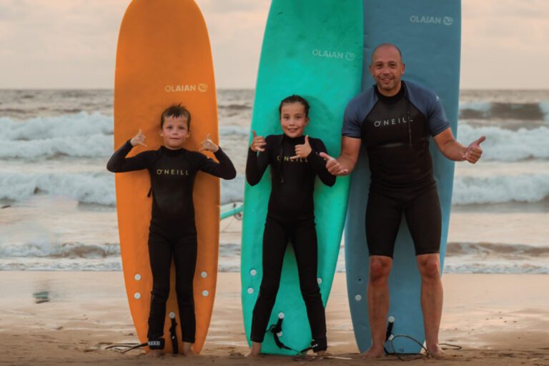 Surfvakantie gezin