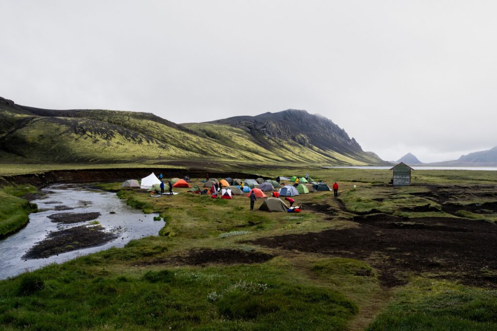Hiking in Iceland on the Laugavegur trail