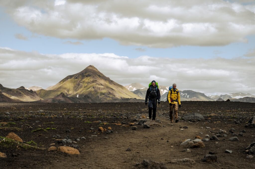 Hiking in Iceland on the Laugavegur trail