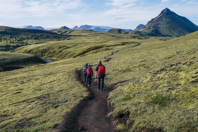 Hiking in Iceland on the Laugavegur trail
