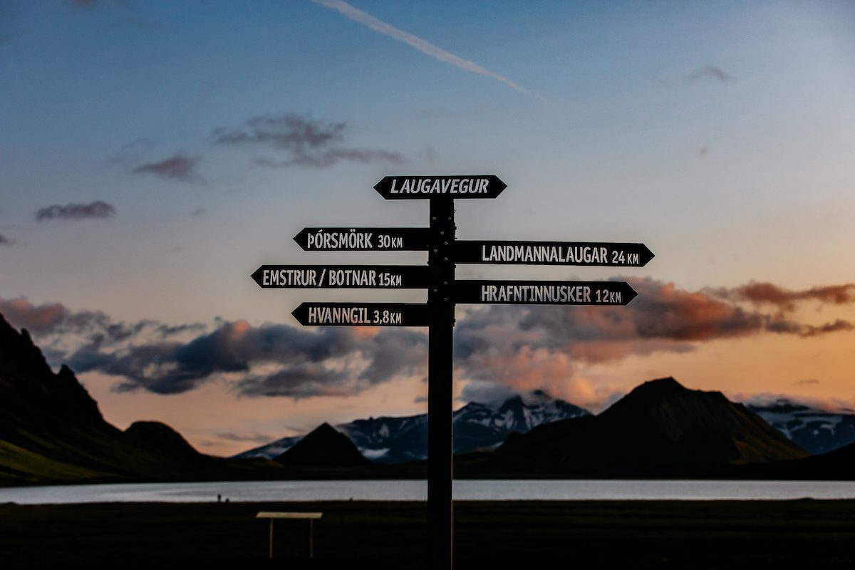 Wandern in Island auf dem Laugavegur Trail