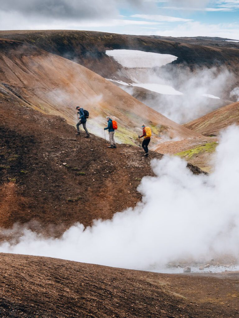 wandelen in IJsland op de laugavegur trail