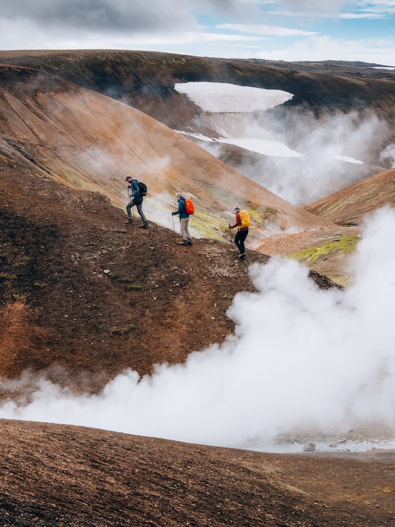 Wandern in Island auf dem Laugavegur Trail
