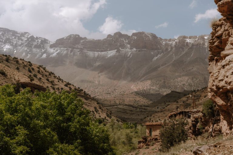 vallée verte au maroc dans l'atlas central