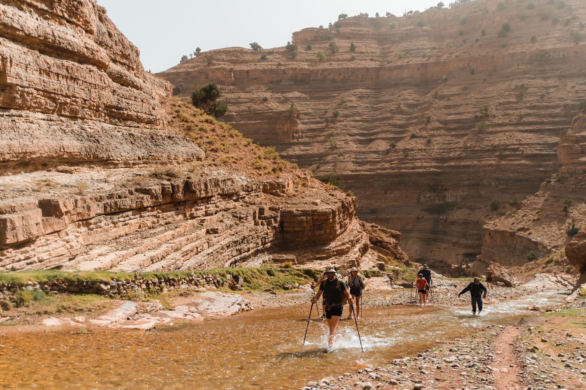 Paysage de montagne dans l'atlas