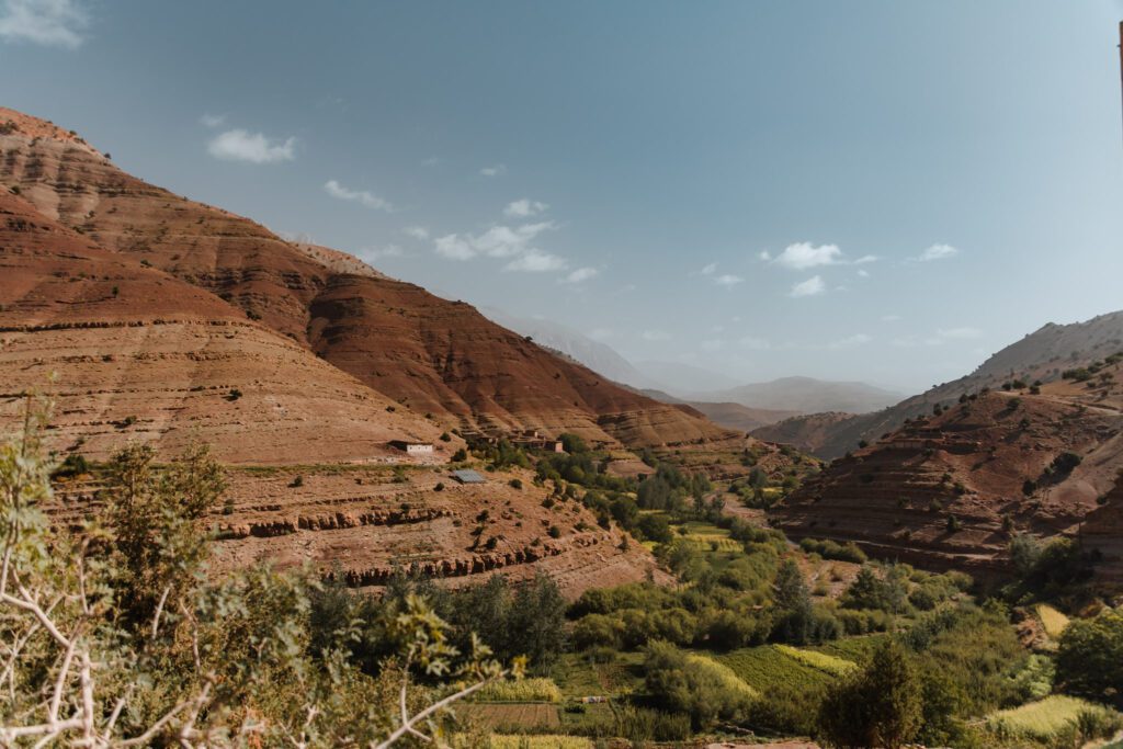 Vallée heureuse au Maroc - Atlas trail