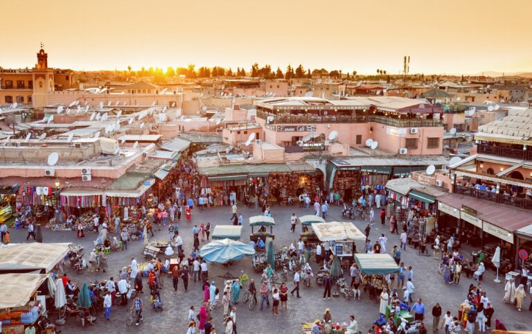 Marrakech sur la place jemaa el fna