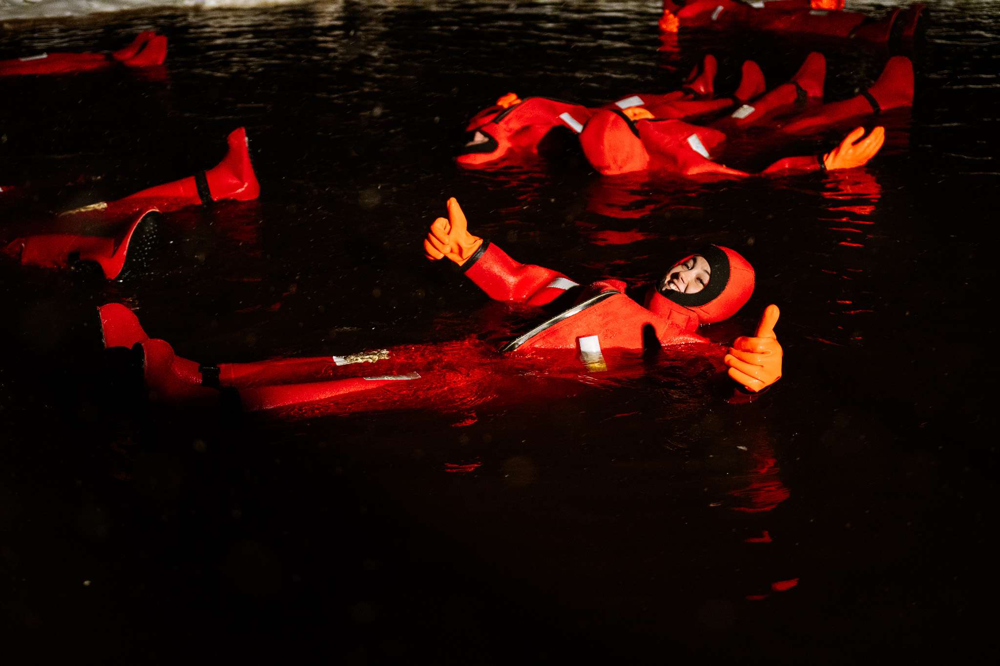 Eis schwimmendes Lappland