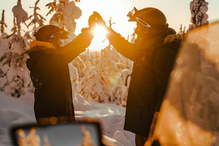 Vues d'Äkäslompolo