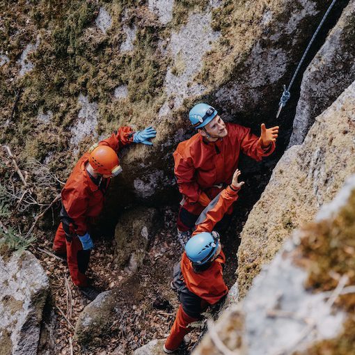 caving nordic camping