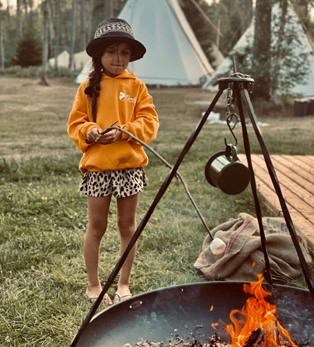 family activity nordic woods glamping