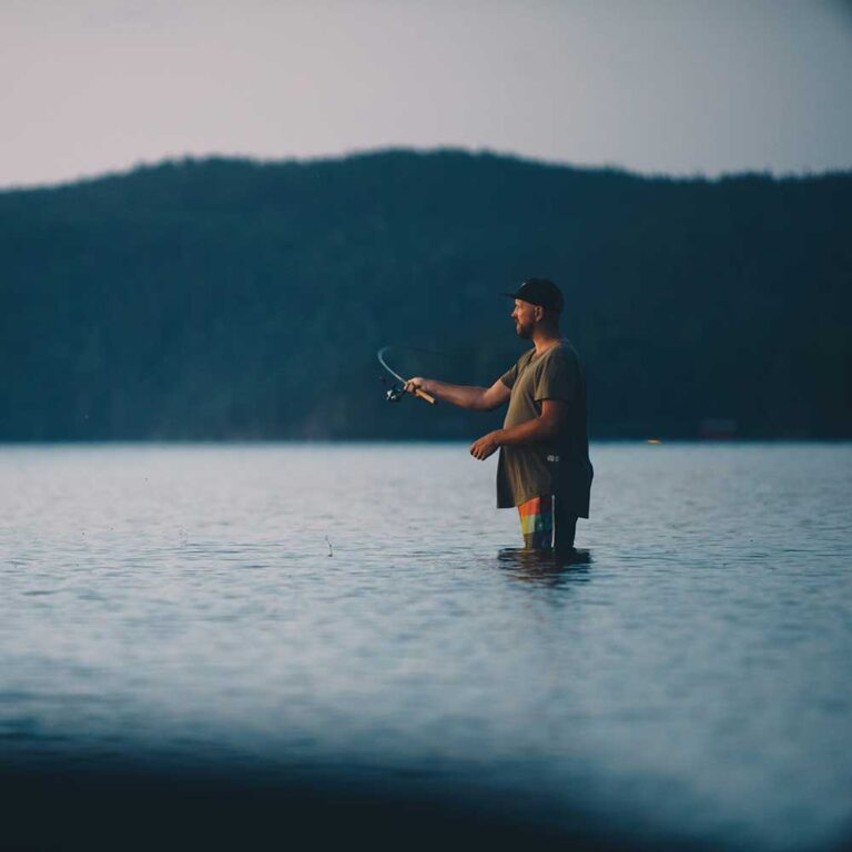 vissen nordic woods glamping