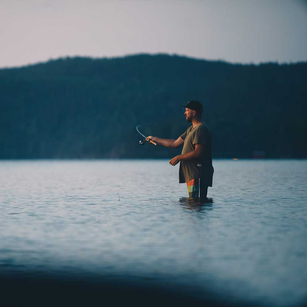 vissen nordic woods glamping