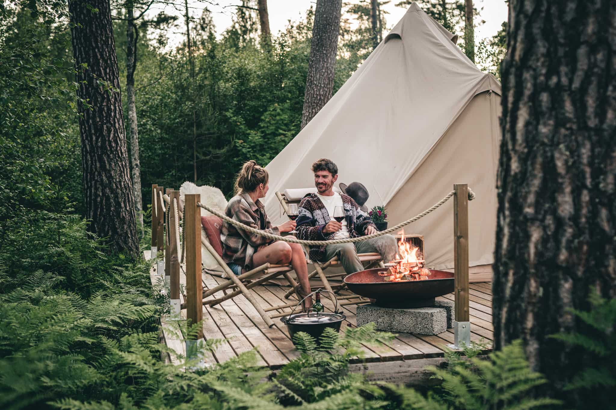accomodatie Nordic woods glamping
