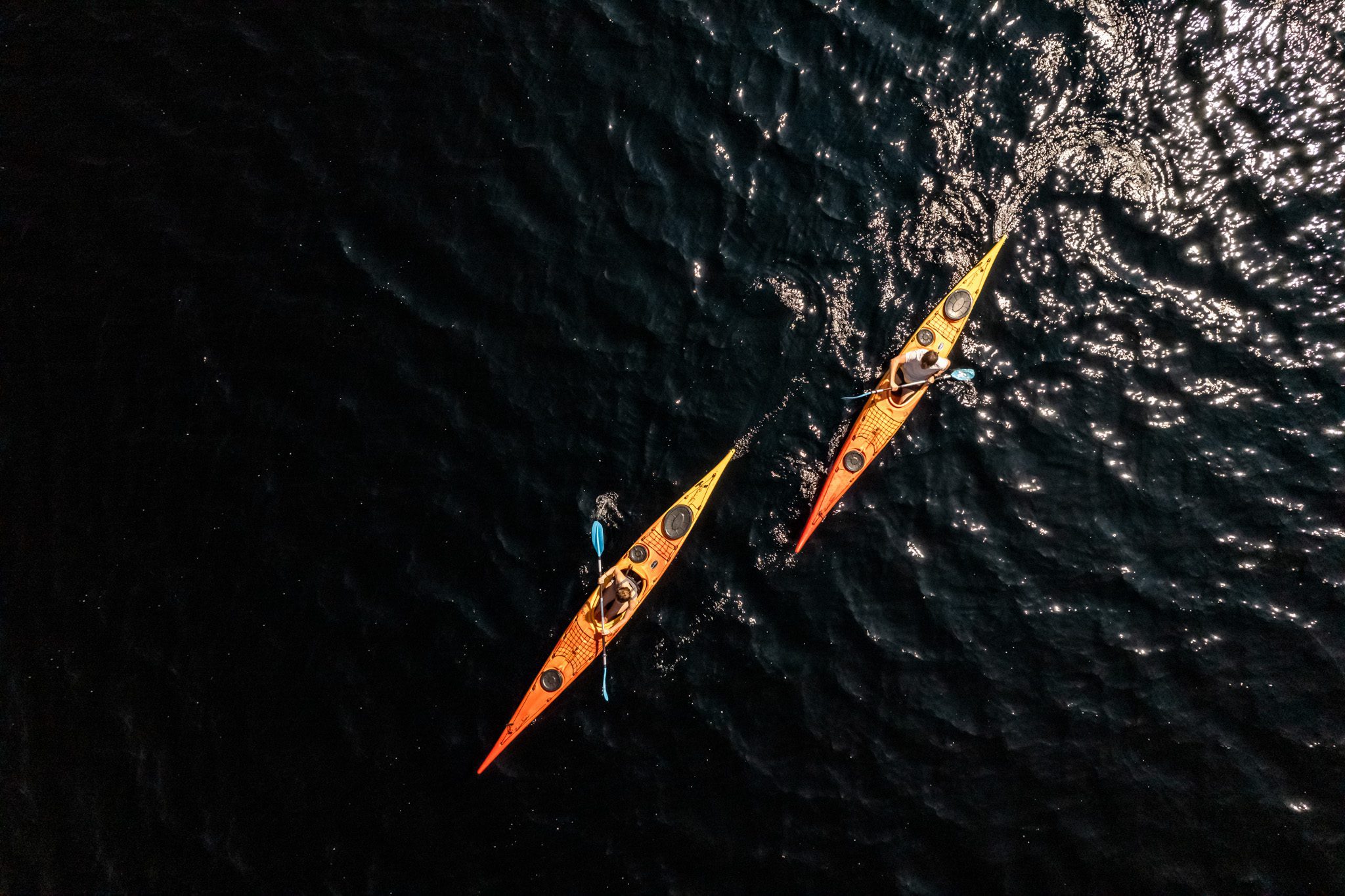 sea kayaking nordic woods glamping