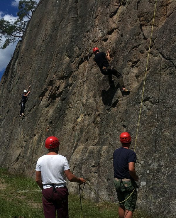 climbing nordic woods