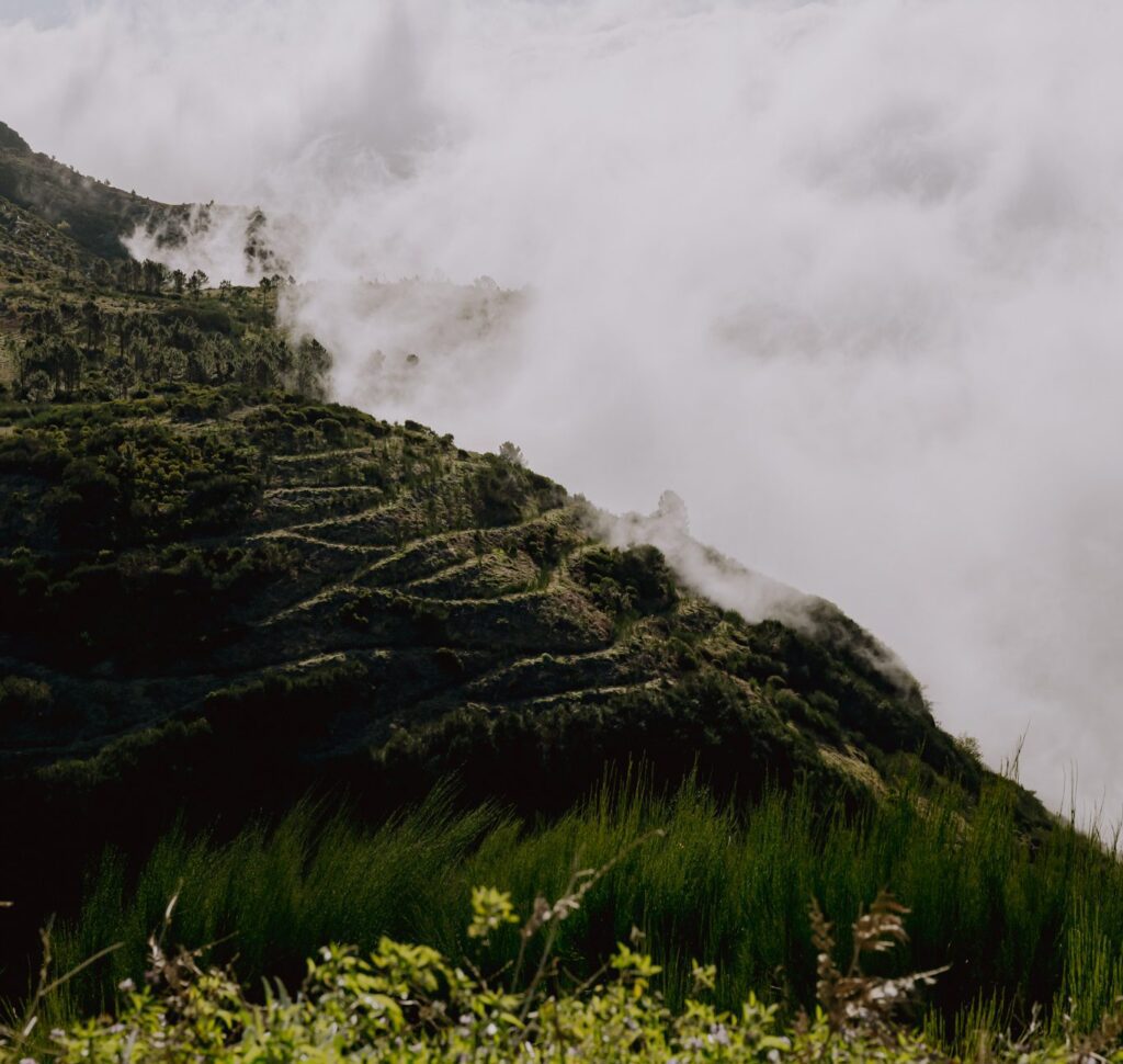 Descente naar Santana Madeira - Afdaling naar Santana Madeira - Abstieg naar Santana Madeira