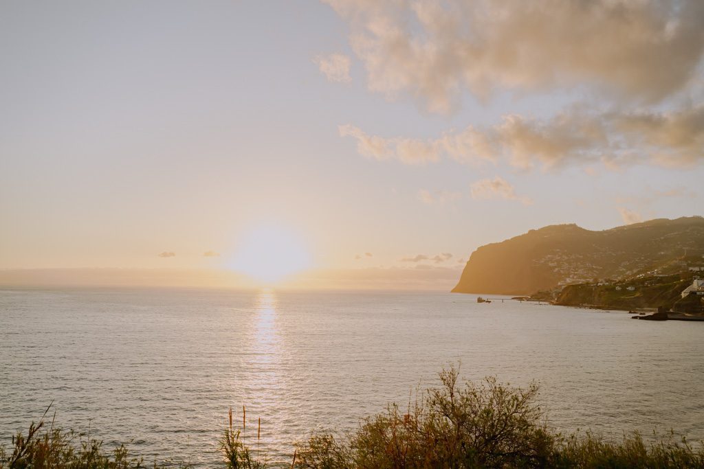 Sonnenuntergang in Madeira