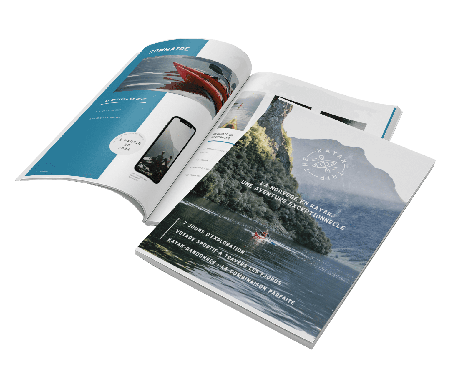 Kayaking - Norway fjord - hiking in Norway - kayaking - from Brussels airport