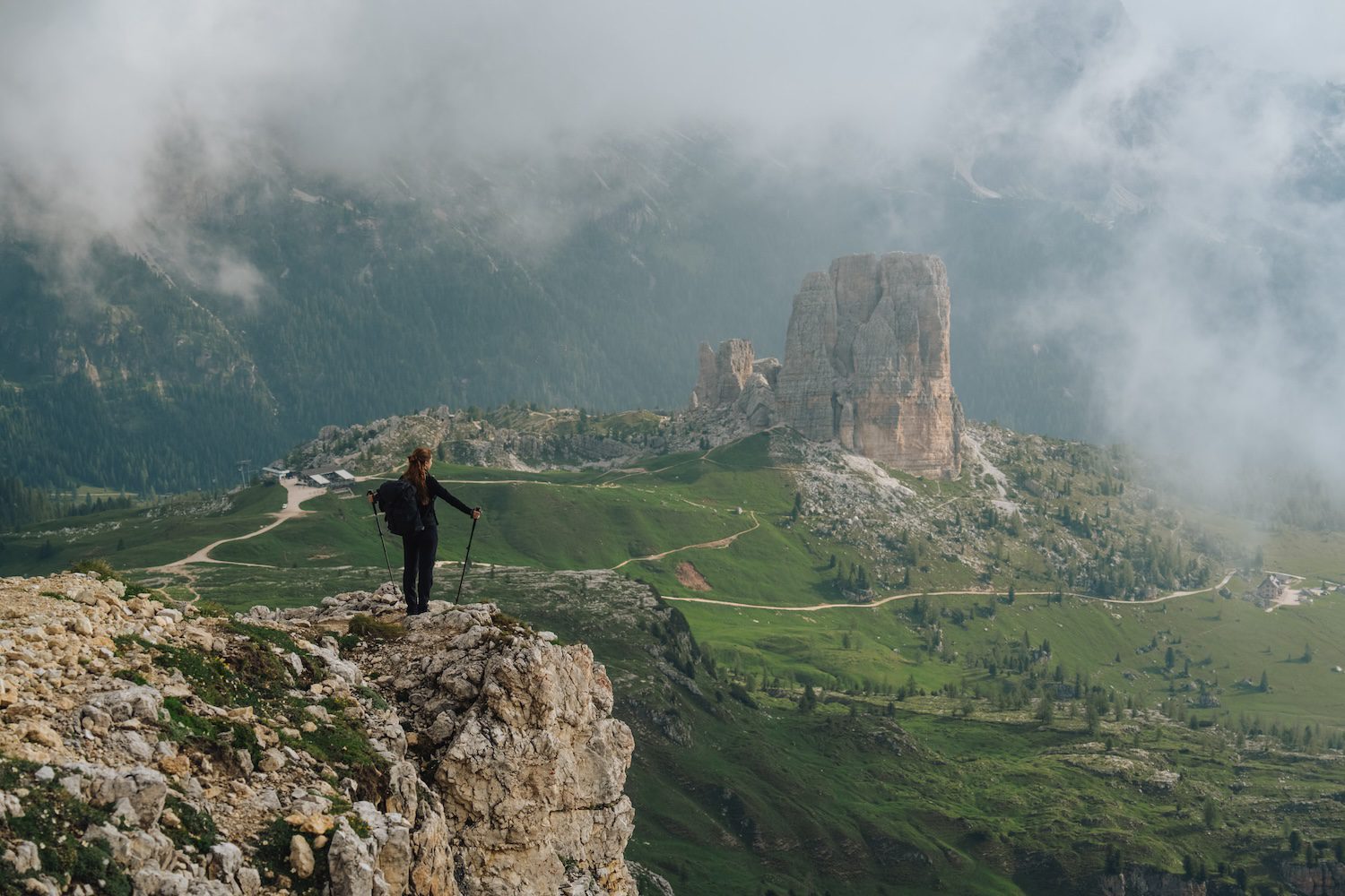 Cinque Torri Wandern Dolomiten