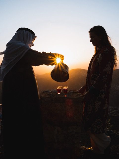 Groepsreis in Jordanië - Solo reis in Jordanië - Thee - Bedoeïenen