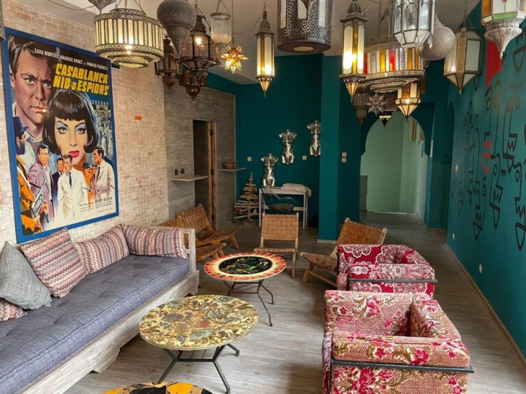 Hotel lounge in Essaouira