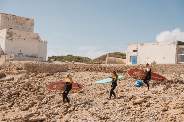Surfing in Morocco