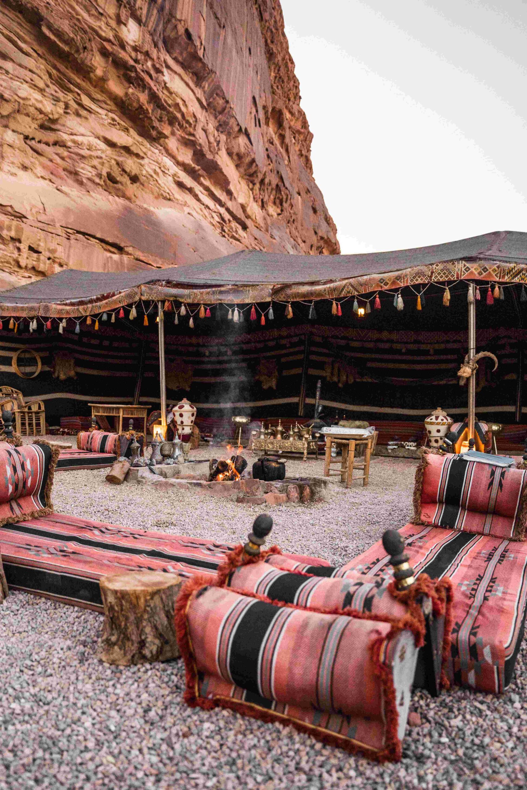 camp bédouin jordanie
