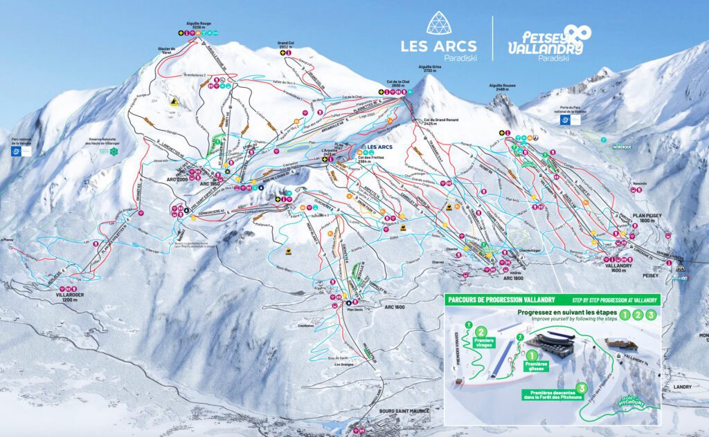 Plan des pistes